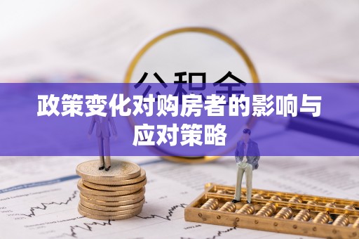 金峰政策变化对购房者的影响与应对策略