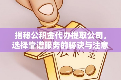 金峰揭秘公积金代办提取公司，选择靠谱服务的秘诀与注意事项