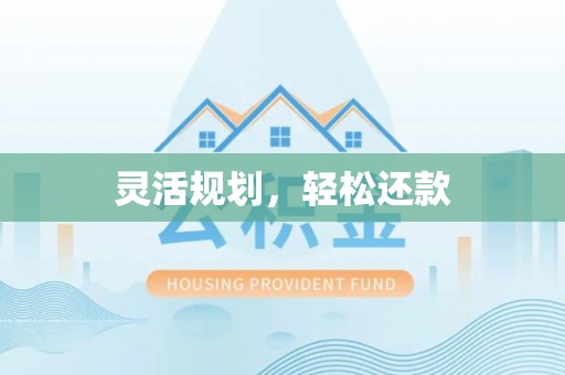 金峰灵活规划，轻松还款