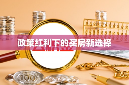 金峰政策红利下的买房新选择