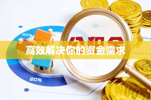 金峰高效解决你的资金需求