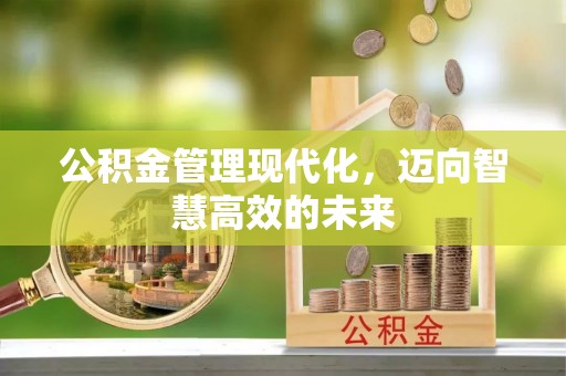 金峰公积金管理现代化，迈向智慧高效的未来