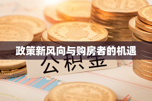 金峰政策新风向与购房者的机遇