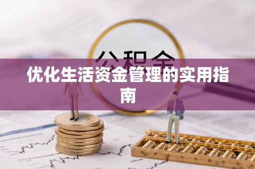金峰优化生活资金管理的实用指南
