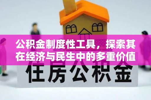金峰公积金制度性工具，探索其在经济与民生中的多重价值