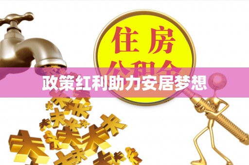 金峰政策红利助力安居梦想