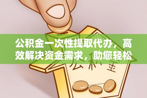 金峰公积金一次性提取代办，高效解决资金需求，助您轻松应对生活难题