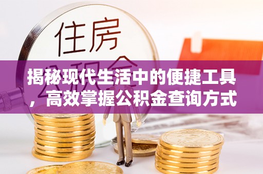 金峰揭秘现代生活中的便捷工具，高效掌握公积金查询方式