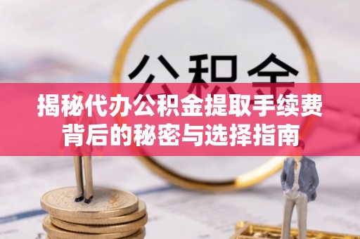 金峰揭秘代办公积金提取手续费背后的秘密与选择指南