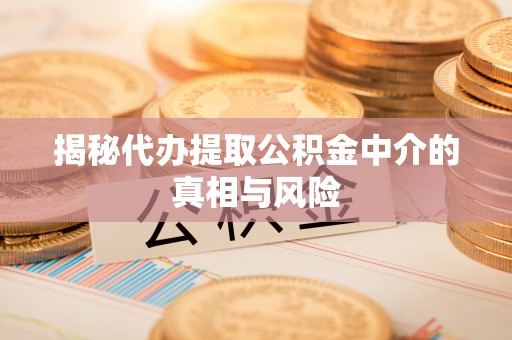 金峰揭秘代办提取公积金中介的真相与风险