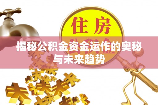 金峰揭秘公积金资金运作的奥秘与未来趋势